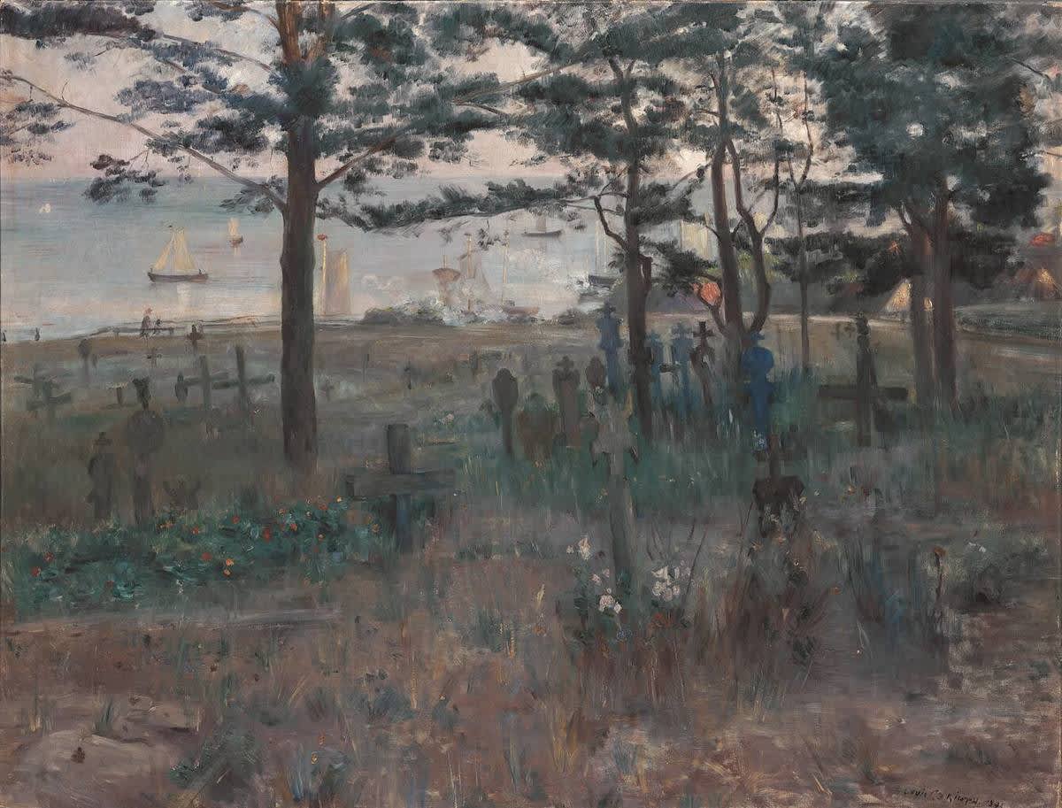 Fischerfriedhof in Nidden an der Kurischen Nehrung