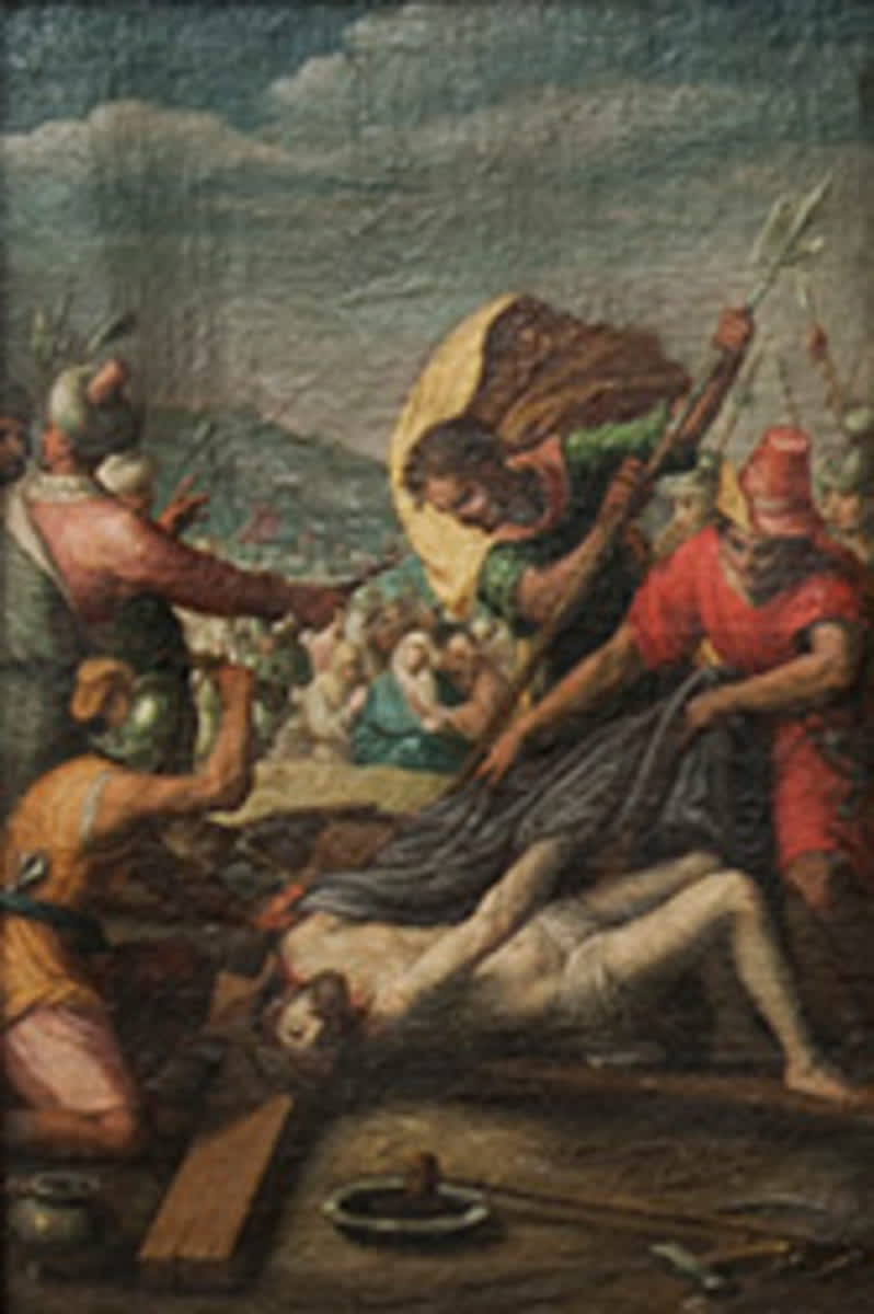 Kreuzanheftung Christi