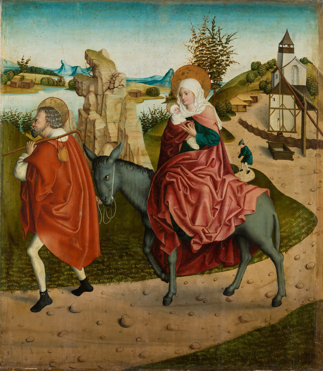 Flucht nach Ägypten
(Rückseite: ehemals Relief)