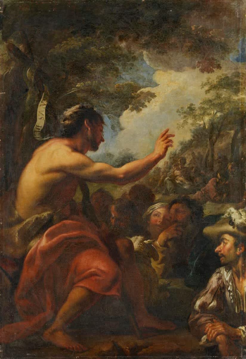 Johannes der Täufer in der Wüste