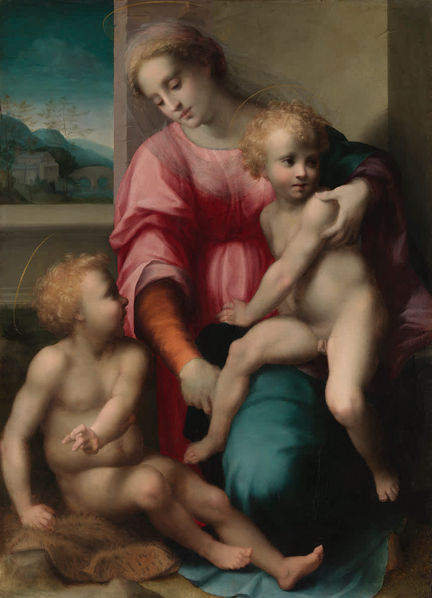 Maria mit dem Kind und dem Johannesknaben