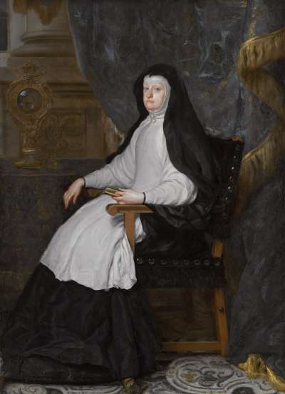 Maria Anna von Österreich, Gemahlin König Philipps IV. von Spanien, als Witwe