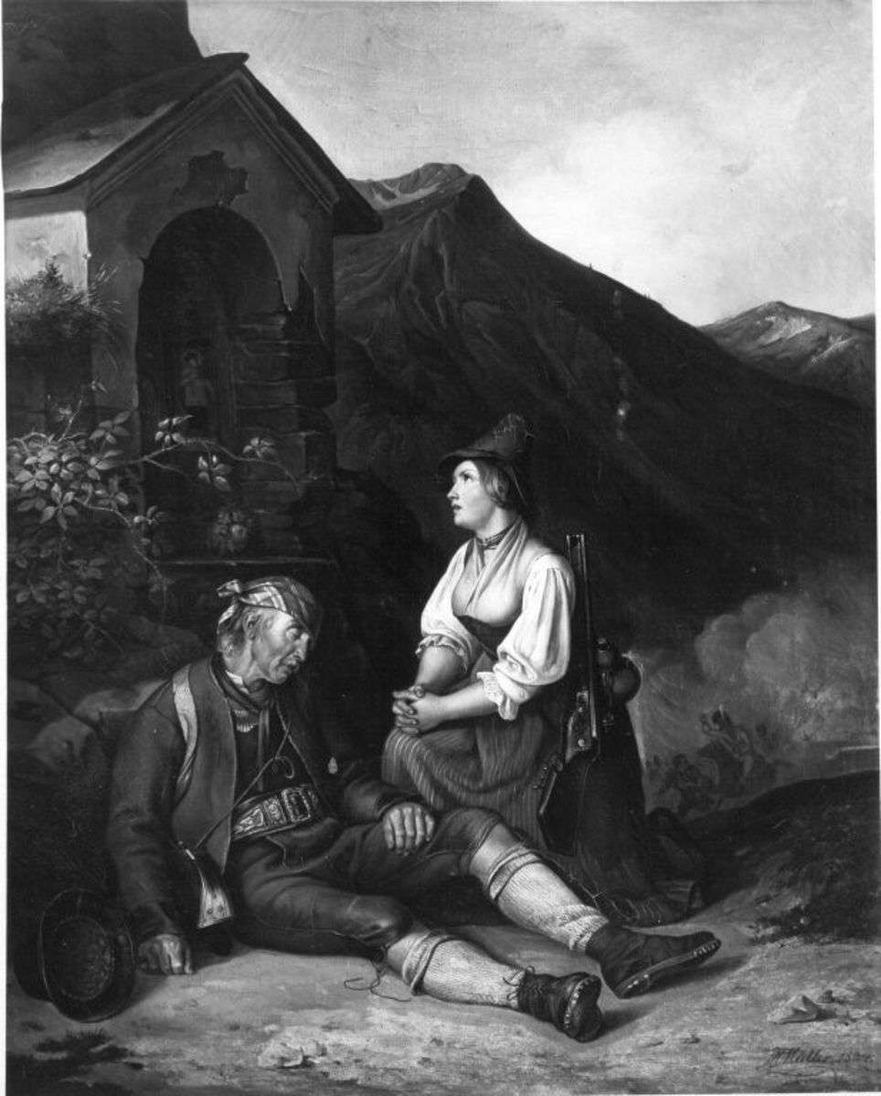 Szene aus dem Tiroler Krieg von 1809