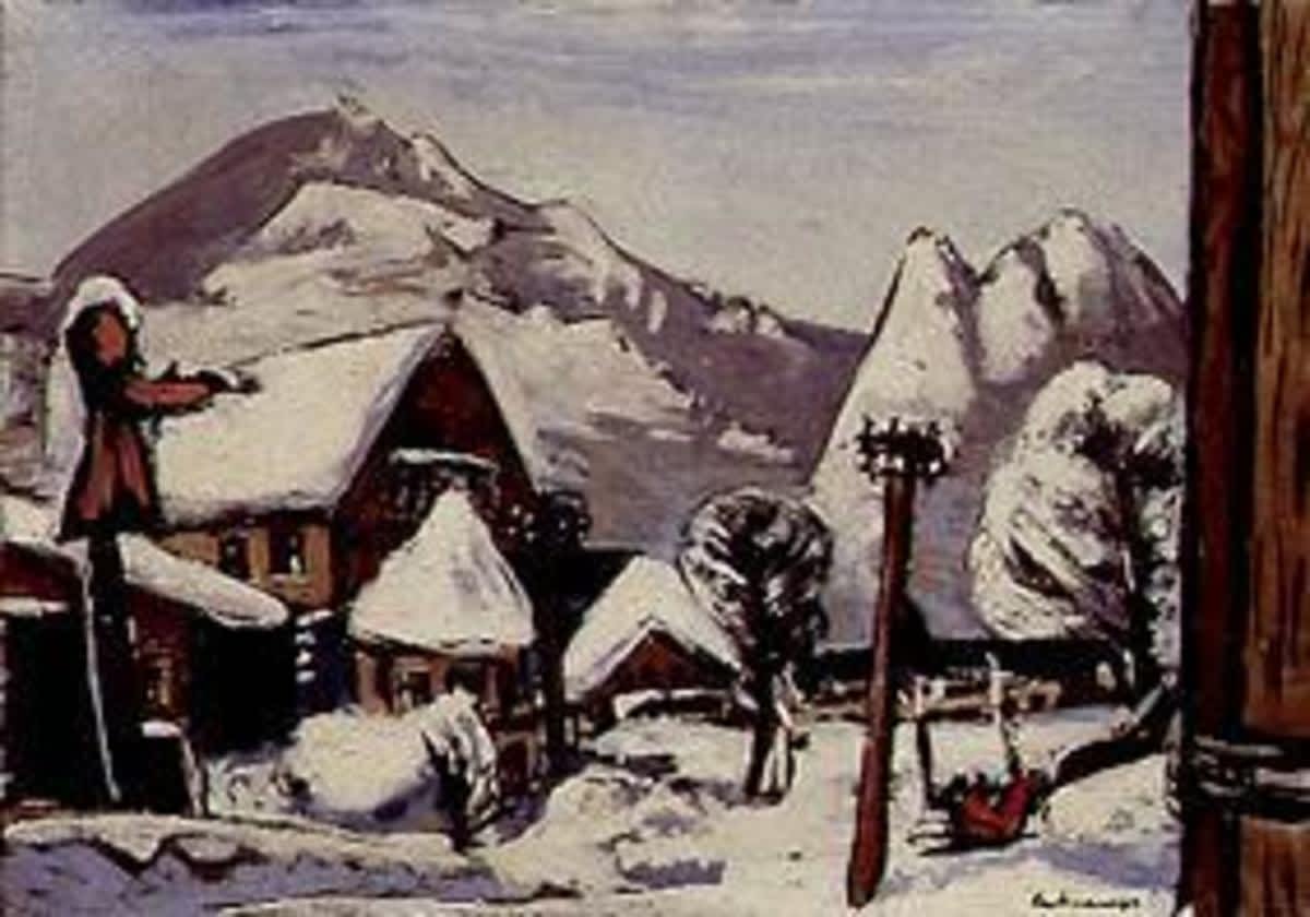 Schneelandschaft Garmisch