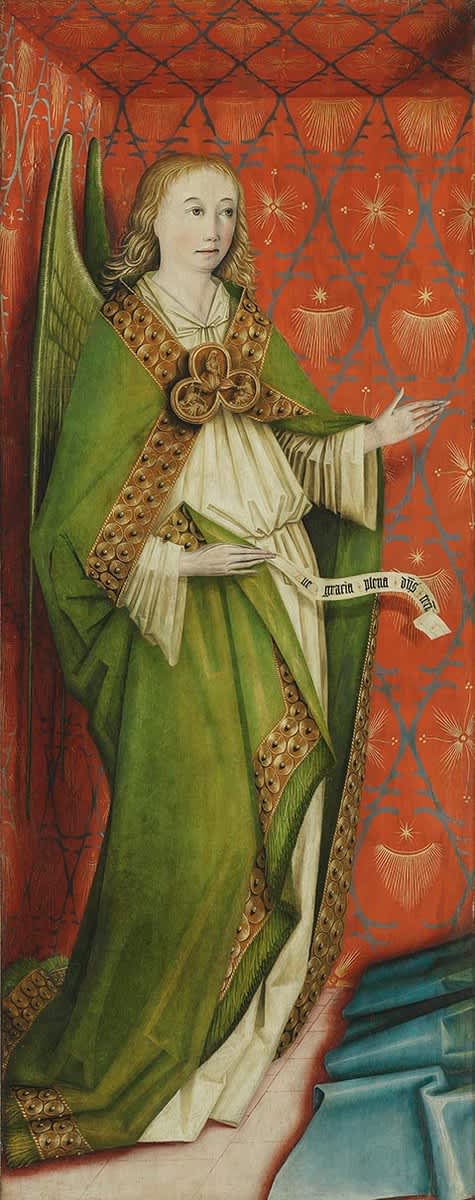 Linker Flügel einer Verkündigung: Engel