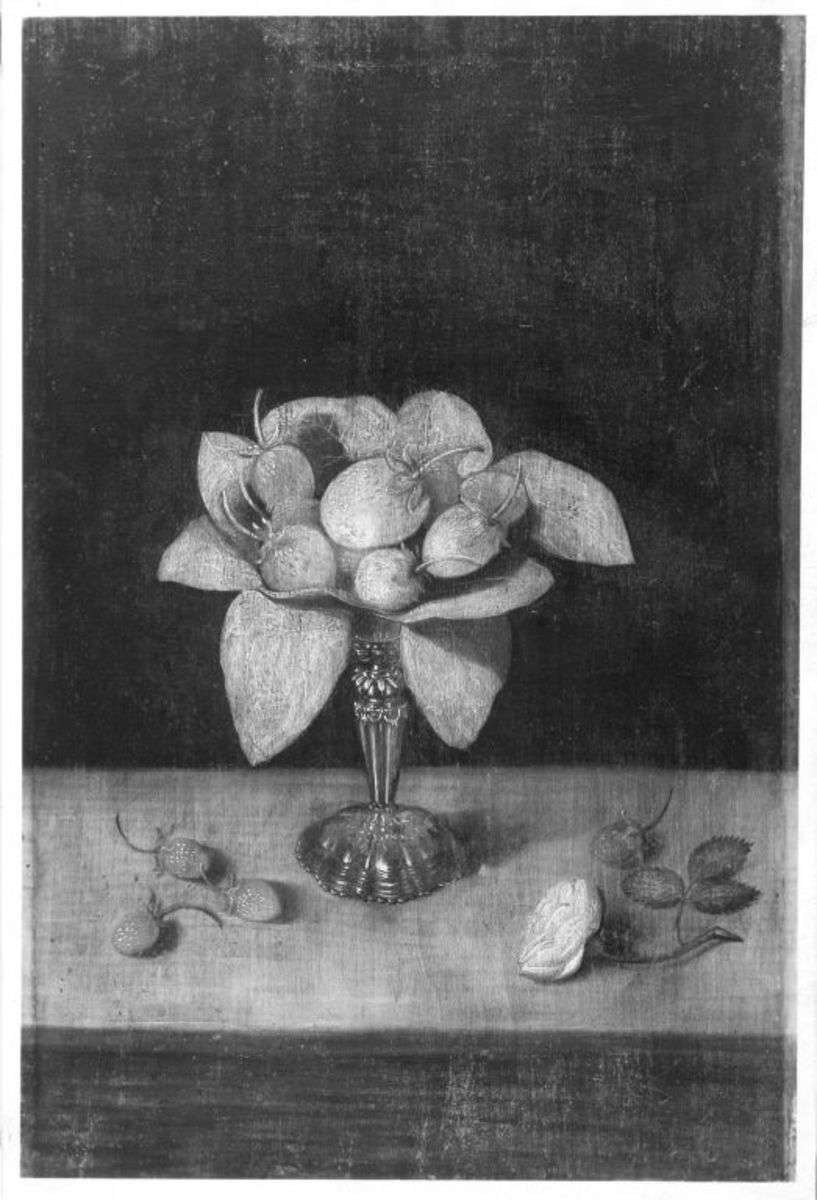 Stillleben mit Gartenerdbeeren