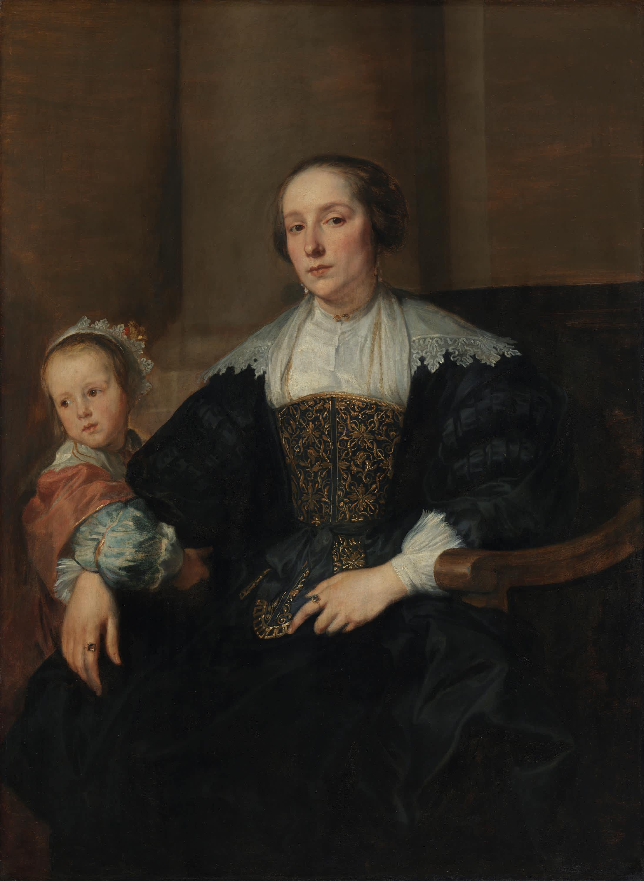 Anna van Thielen mit ihrer Tochter Anna Maria Rombouts