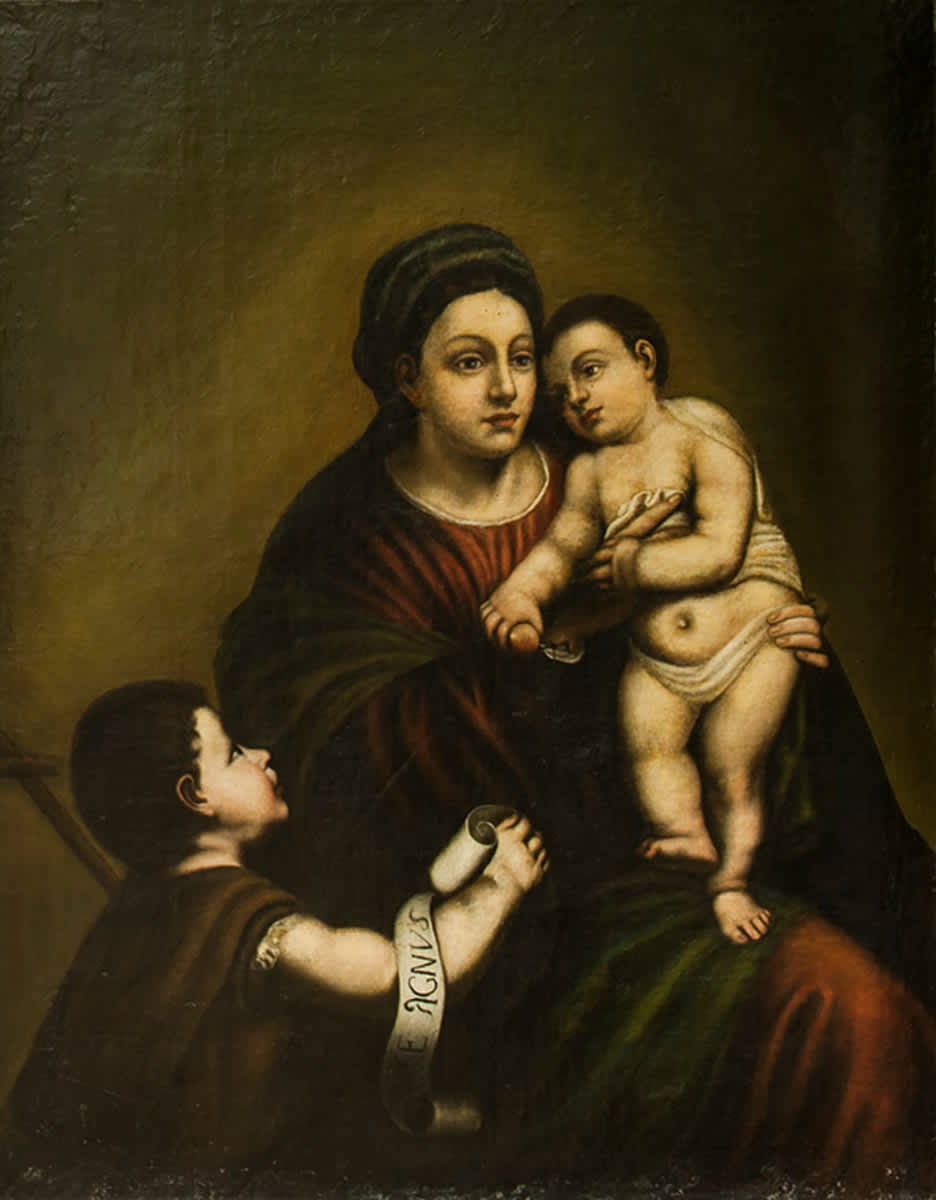 Maria mit Christuskind und Johannisknaben