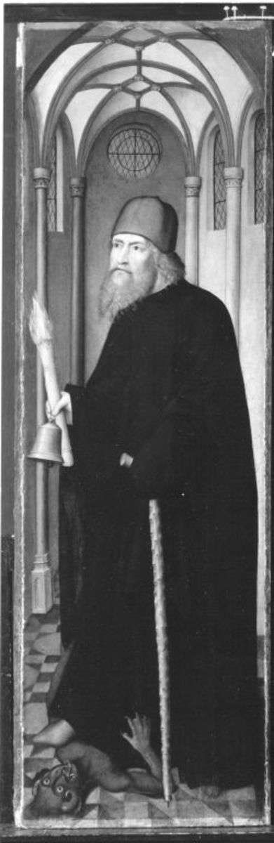 Rinck-Epitaph(?): Hl. Antonius Eremita
