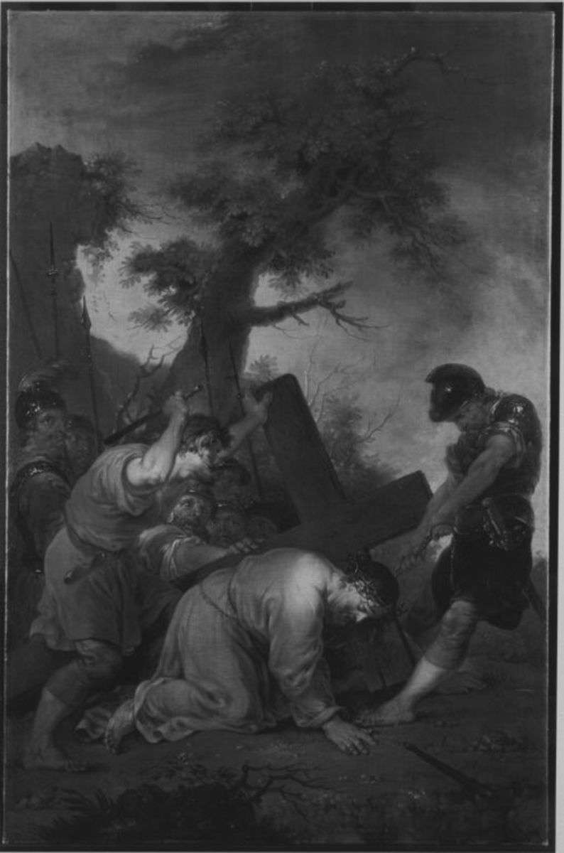 Christus fällt zum dritten Mal unter dem Kreuz