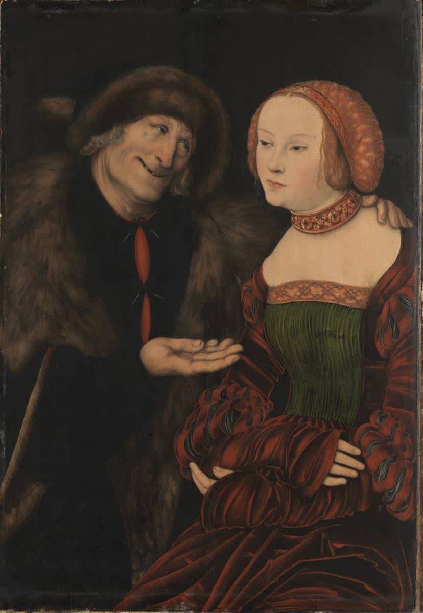 Ungleiches Paar (Der alte Buhler)