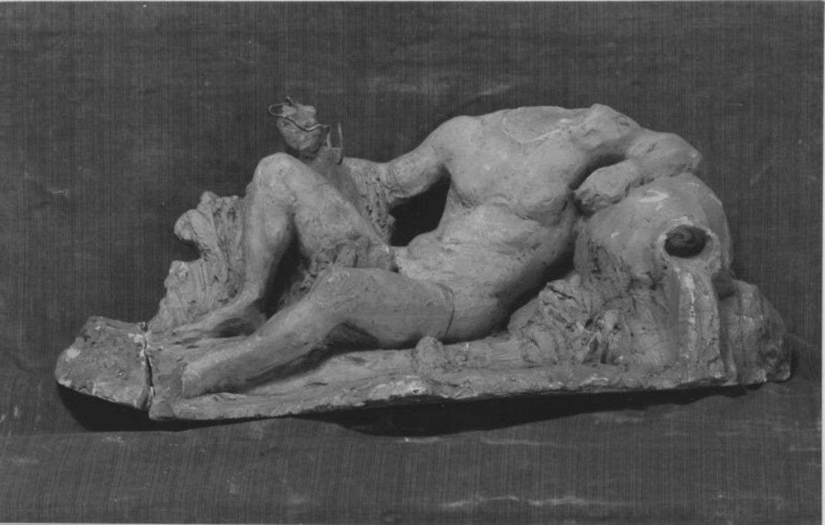 Bozzetto für den Vater Rhein des Vater-Rhein-Brunnens in Köln
