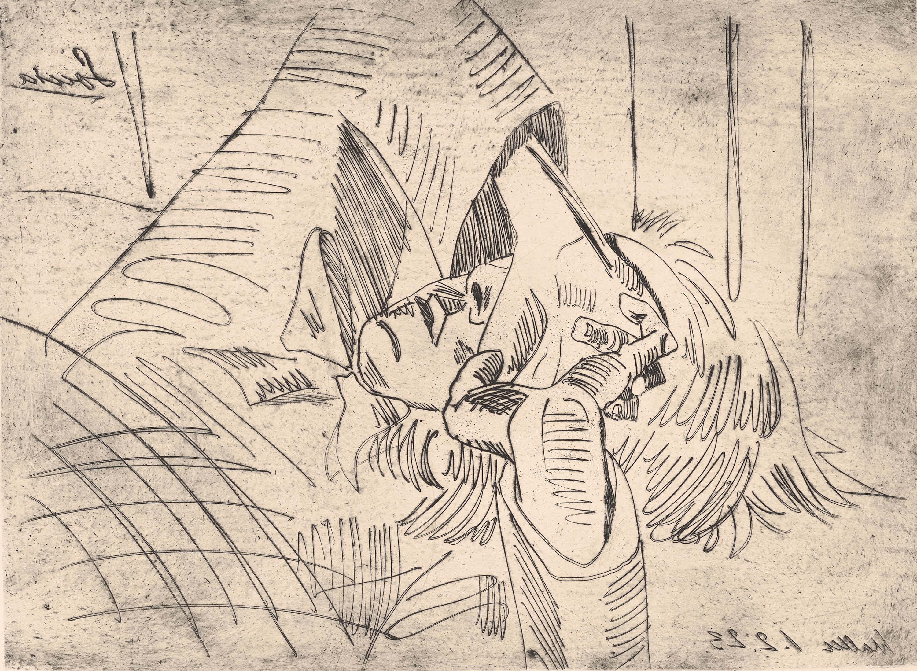 Liegendes Mädchen (Sonia Gramatté)