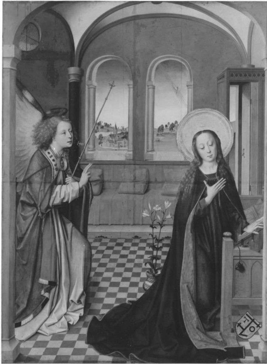 Lyversberg-Passionsaltar: Verkündigung an Maria