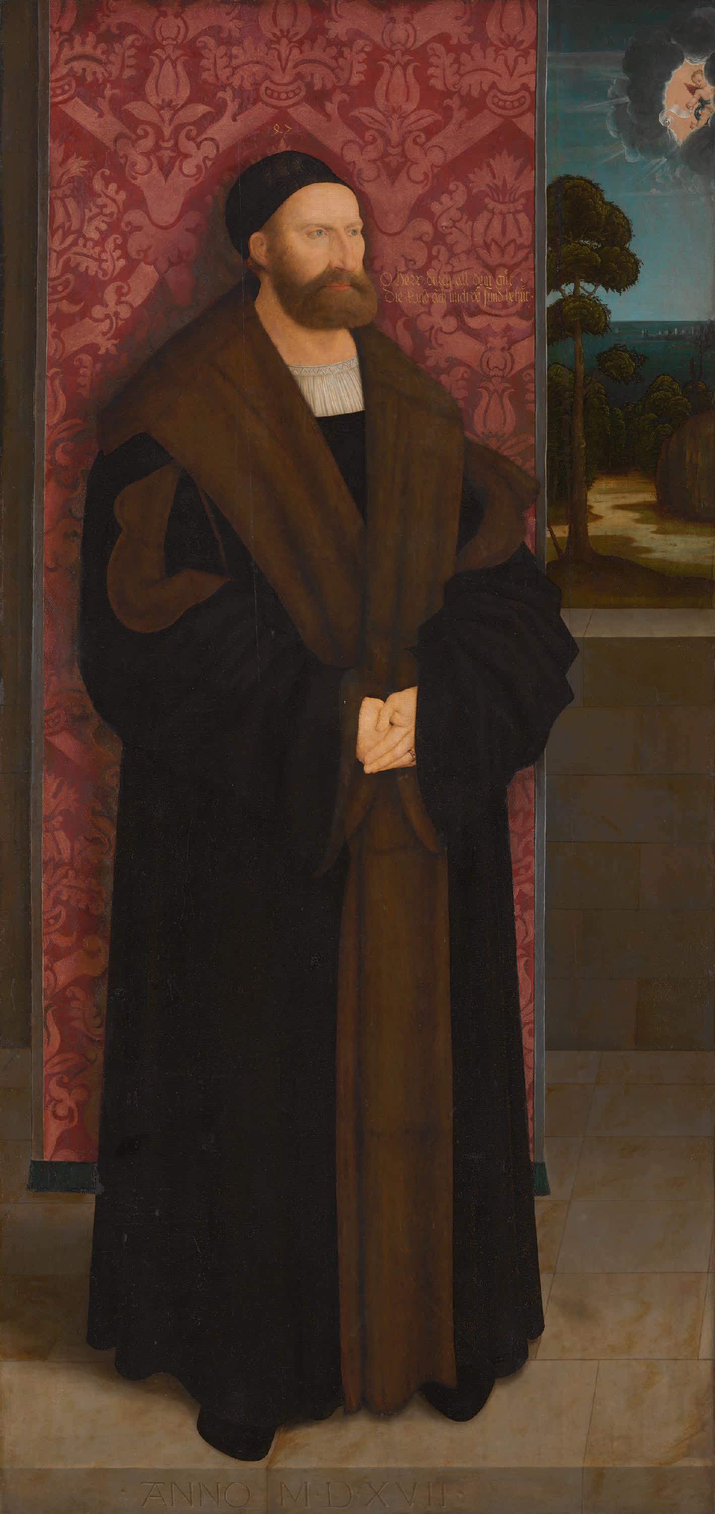 Rehlinger-Diptychon: Bildnis Konrad Rehlingers