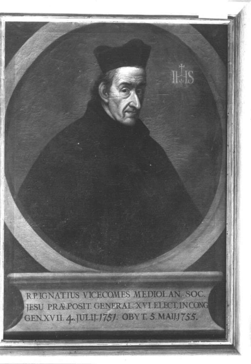 Bildnis des Jesuiten Ignatius Vicecomes Mediolan