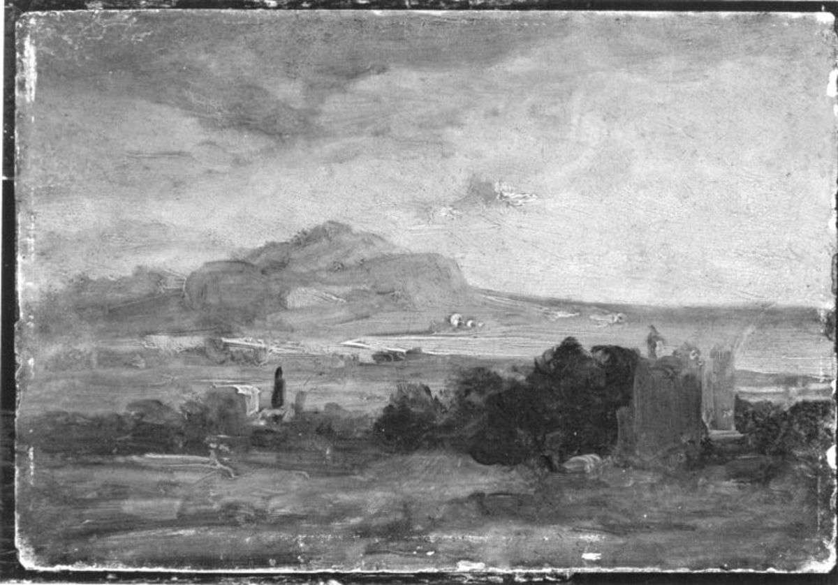 Blick auf den Monte Pellegrino mit Palermo