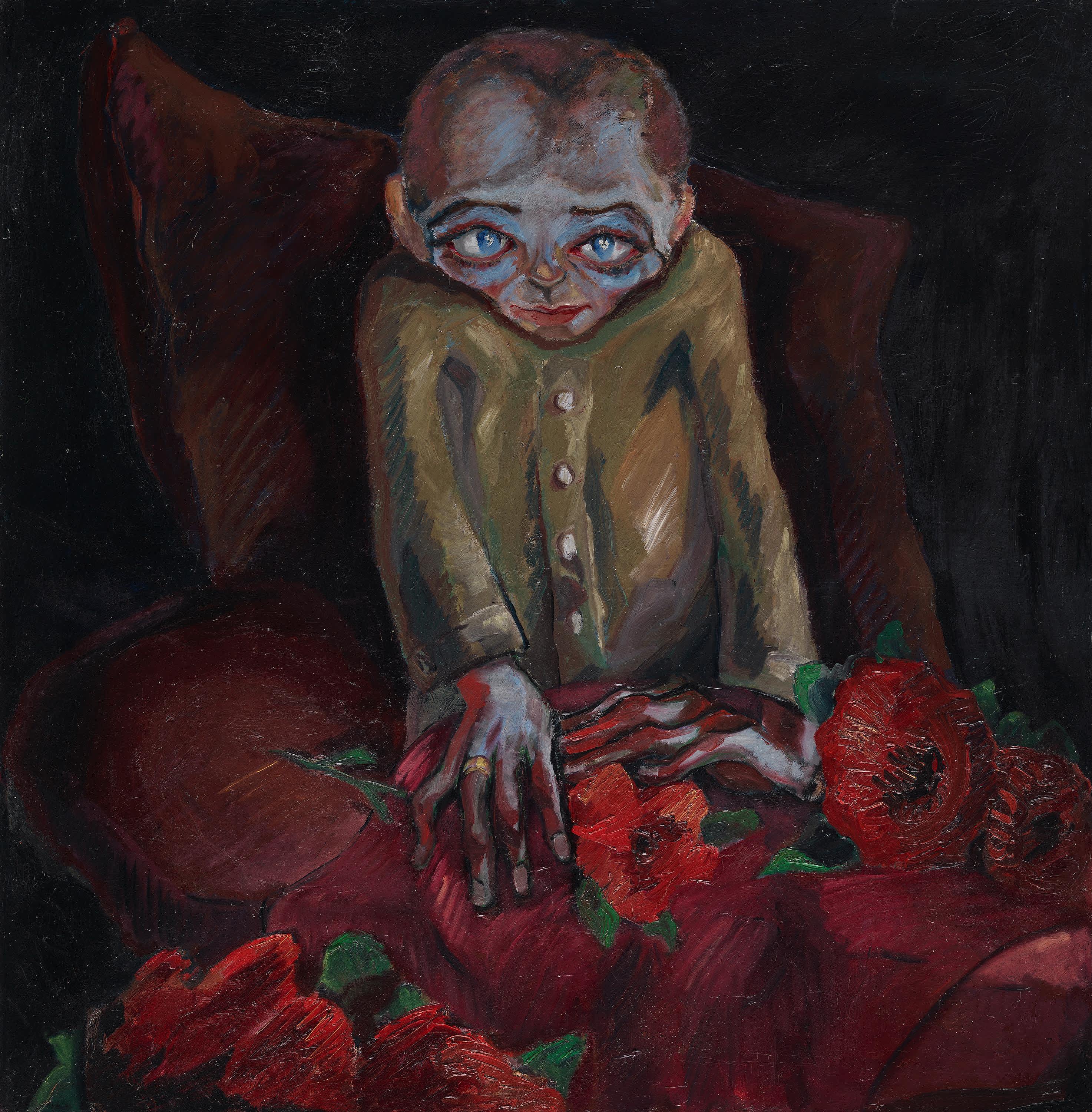 Der Kranke mit den Blumen