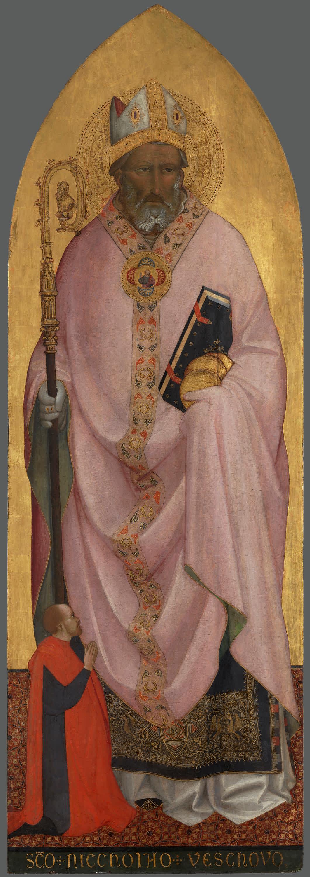 Hl. Nikolaus von Bari mit einem Stifter