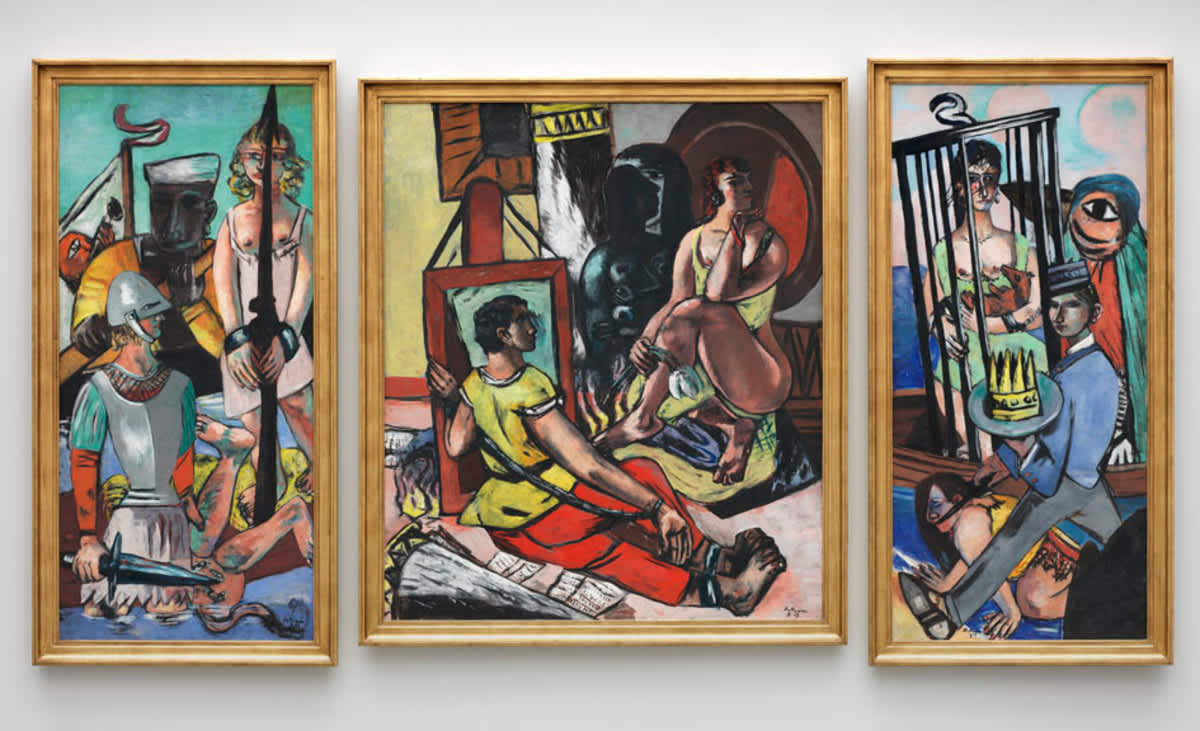 Versuchung (Versuchung des Heiligen Antonius)
Triptychon - Mittelteil