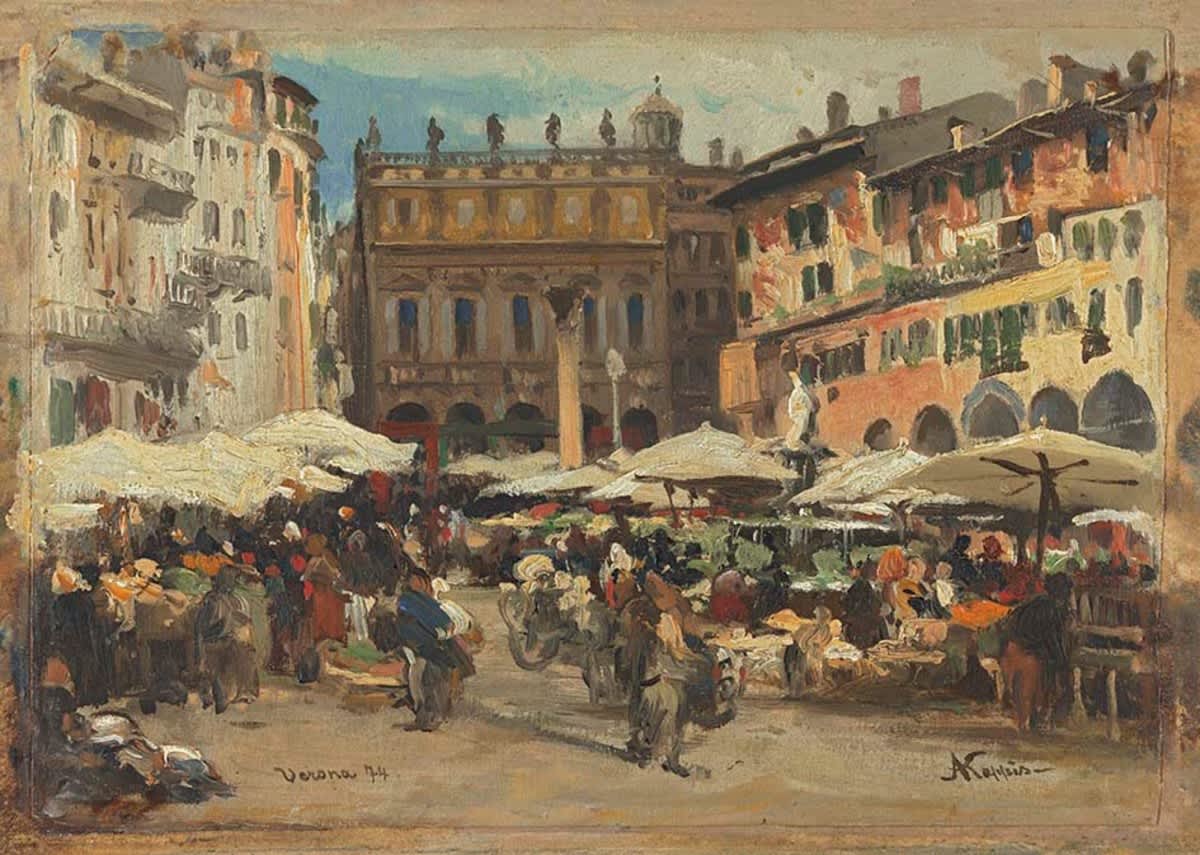 Piazza delle Erbe in Verona