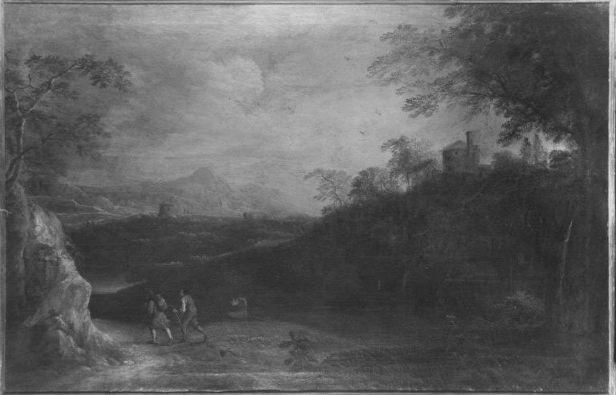 Italienische Abendlandschaft