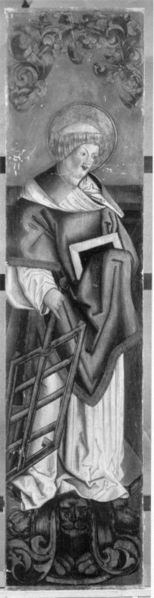 Hl. Laurentius
(Rückseite: Rest eines Strahlenkranzes)