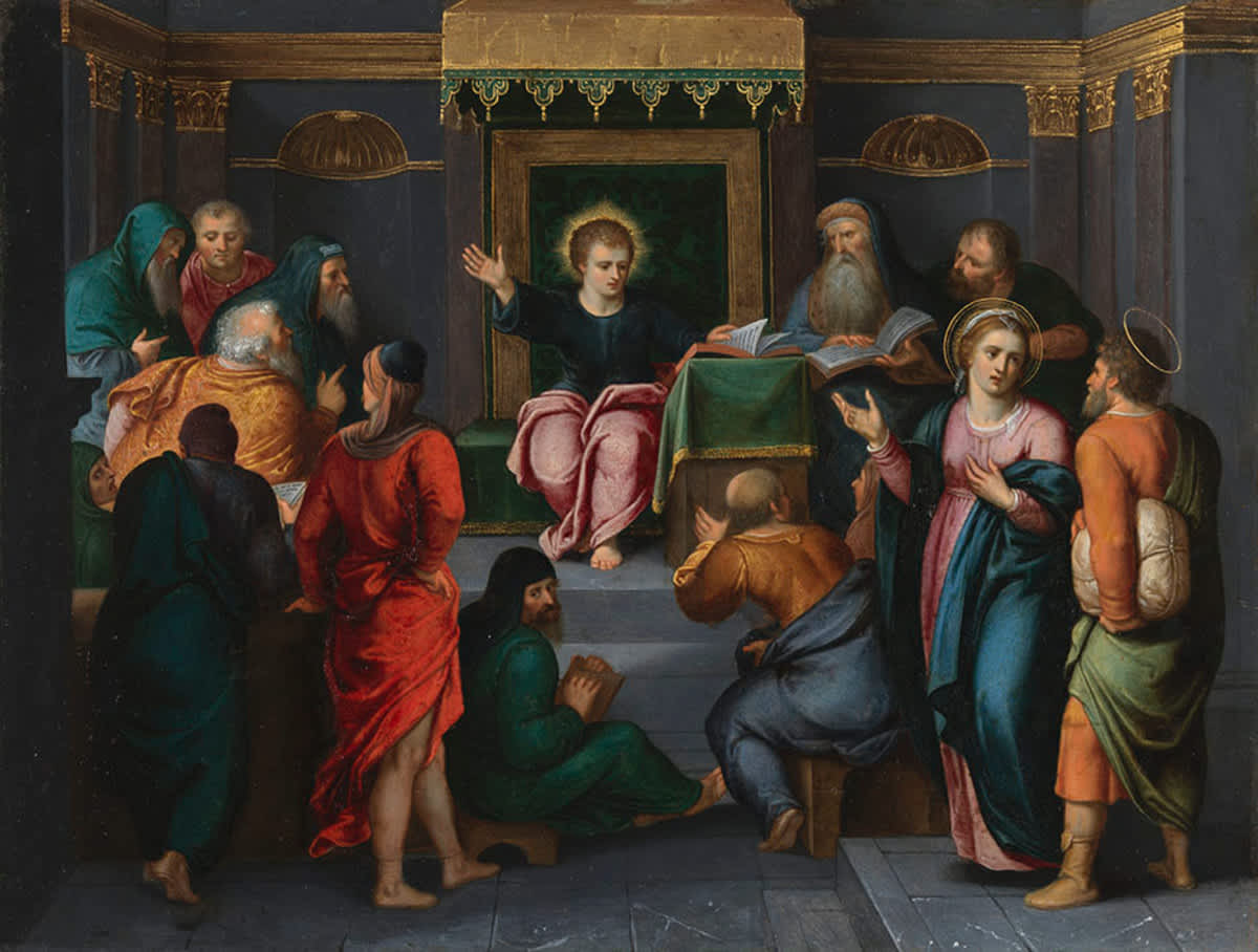 Der zwölfjährige Jesus im Tempel