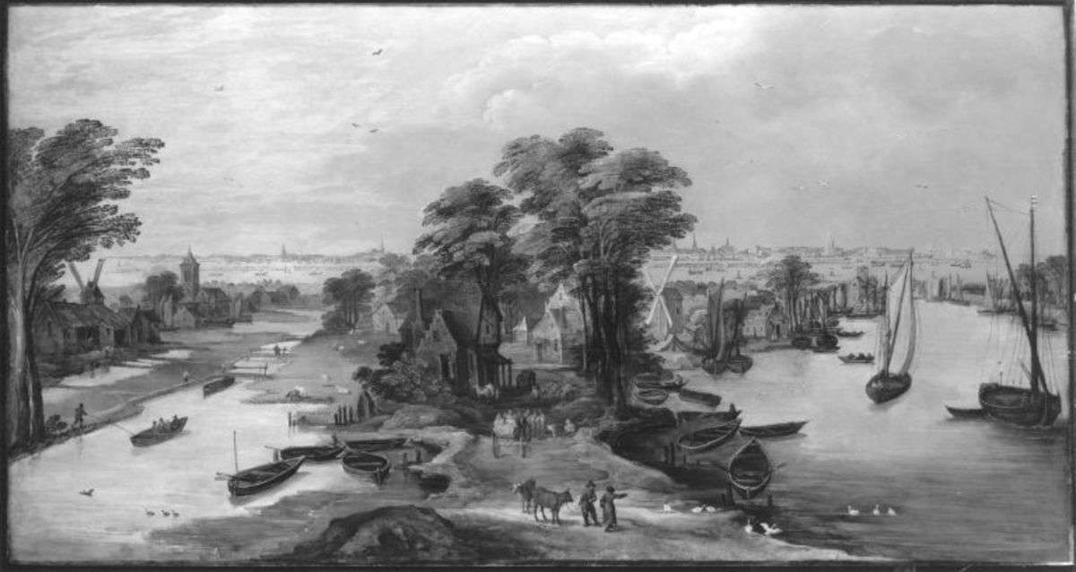 Ansicht der Stadt Antwerpen