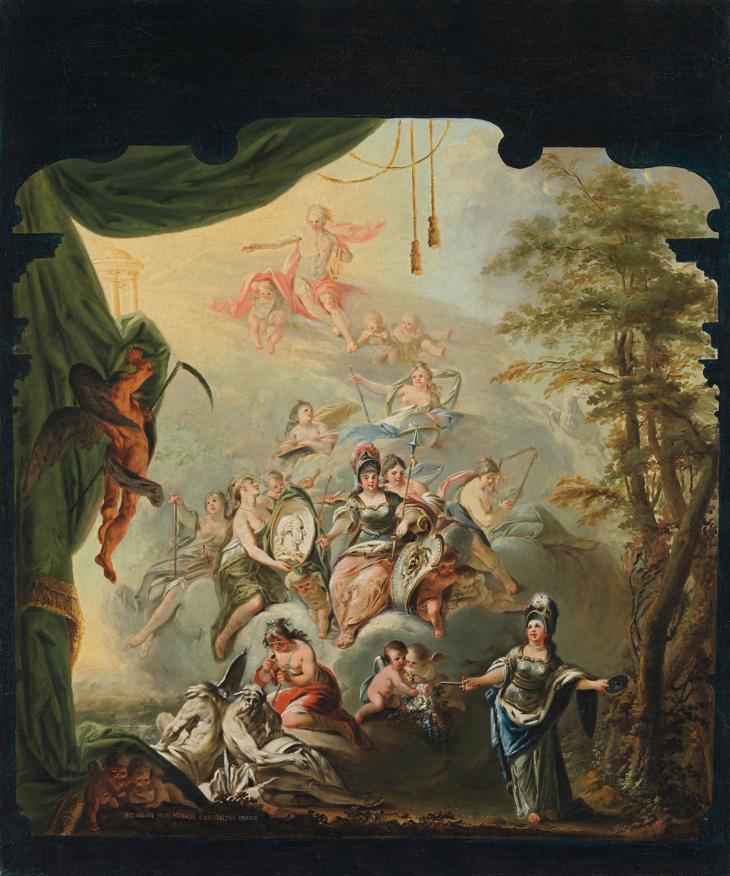 Verherrlichung des Kurfürsten Karl Theodor von der Pfalz