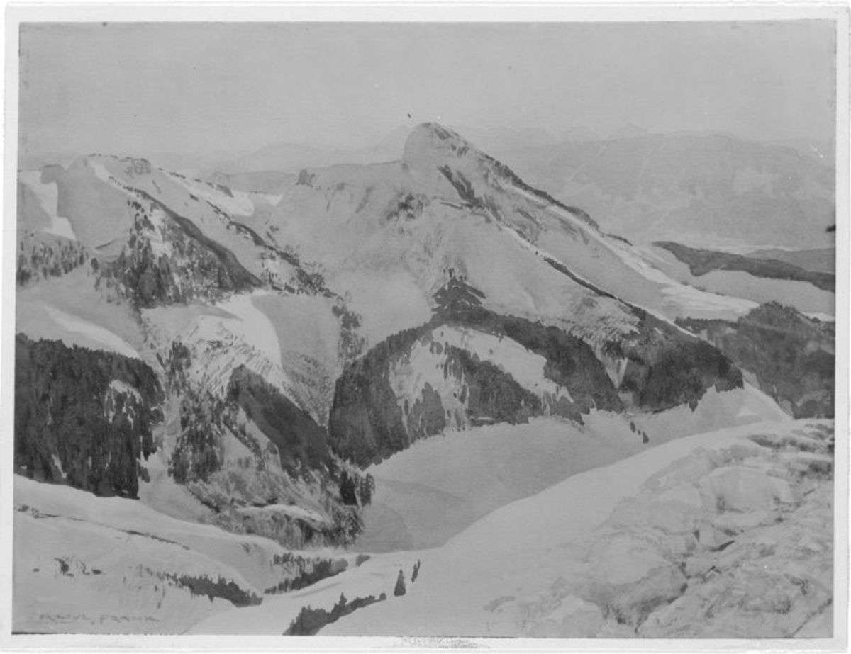 Der Spitzstein von Norden