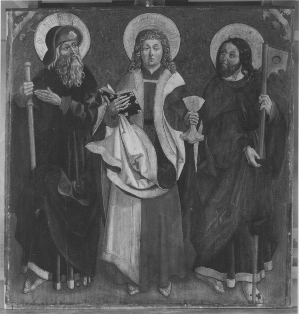 Die hll. Apostel Jakobus d. Ä., Johannes Ev. und Jakobus d. J.