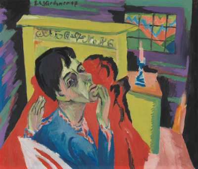 Selbstbildnis als Kranker (Der Kranke)