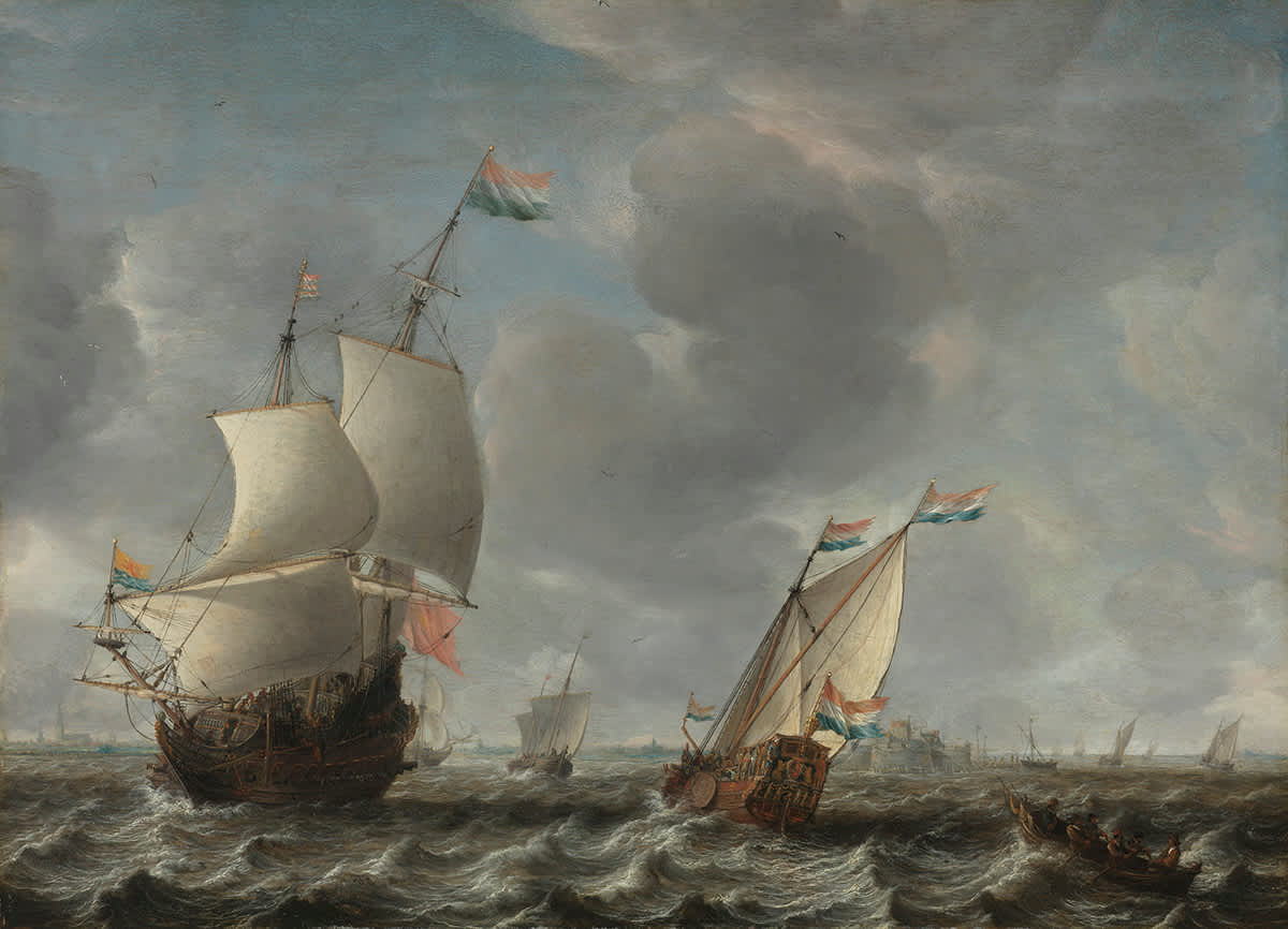 Marine mit Fort Rammekens bei Vlissingen