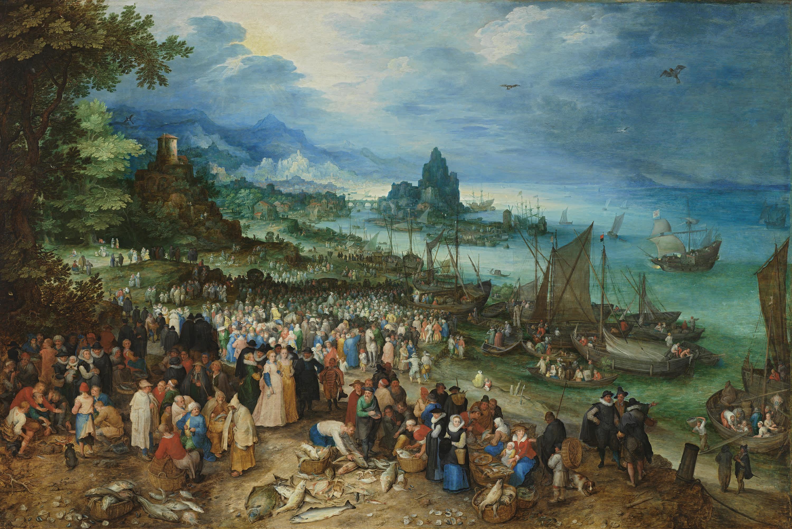 Seehafen mit der Predigt Christi