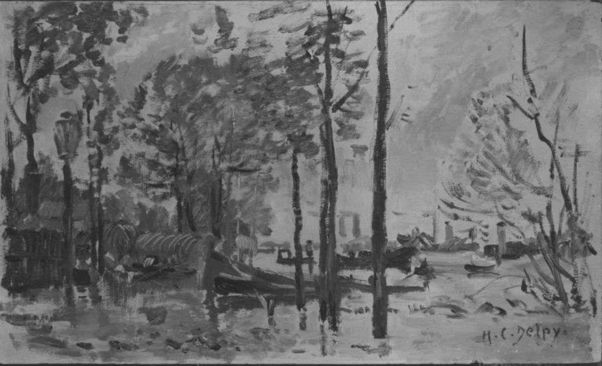 Hochwasser an der Seine