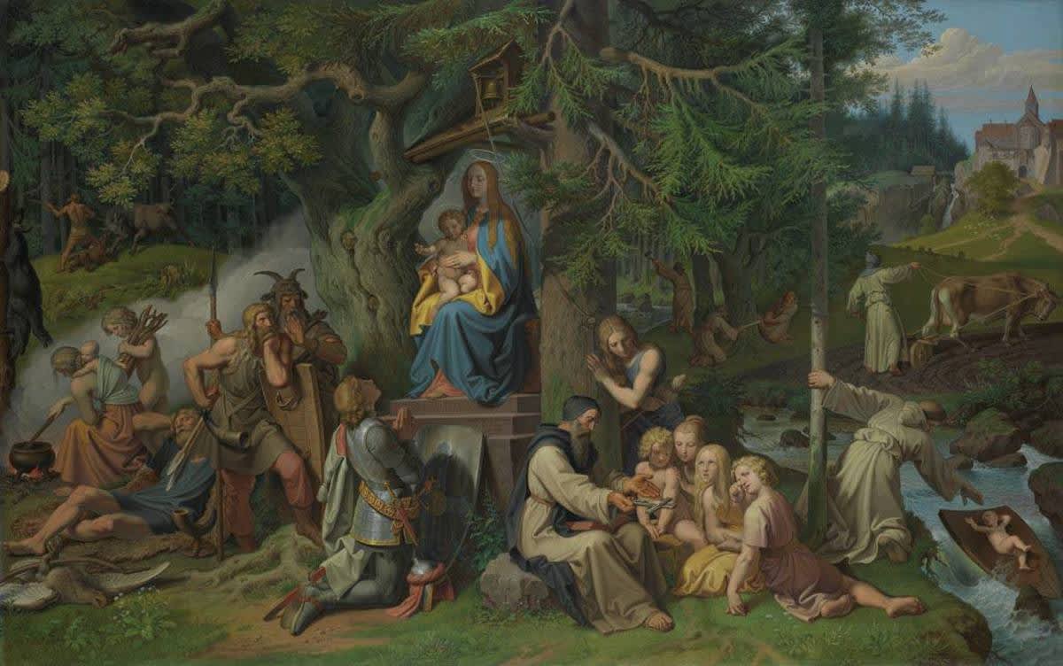 Einführung des Christentums in die deutschen Urwälder