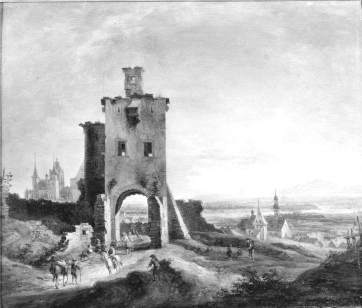 Aussicht auf die Stadt Oppenheim