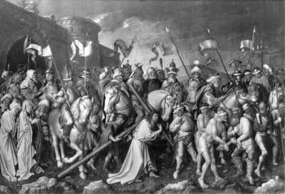 Tabula Magna: Kreuztragung Christi