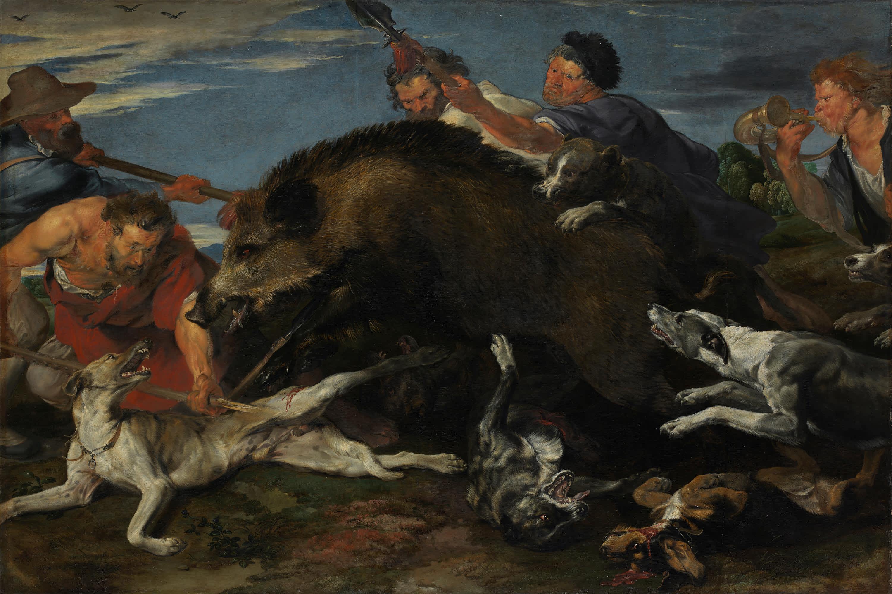 Die Eberjagd
