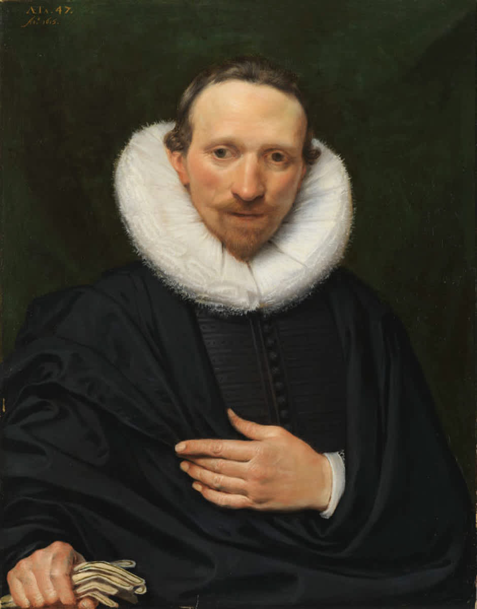 Bildnis eines schwarz gekleideten Mannes