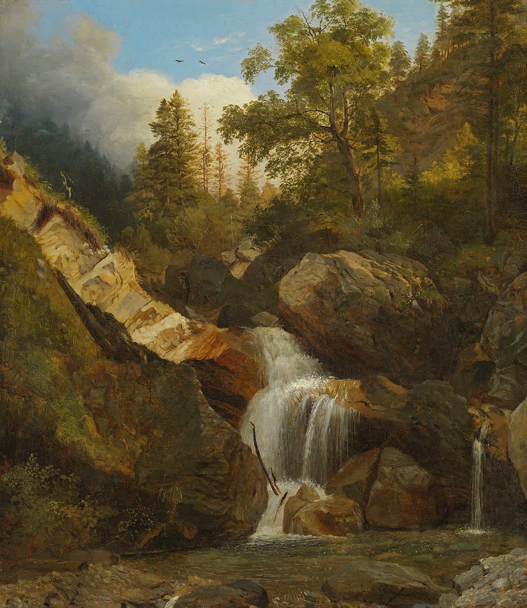 Großer Wasserfall
