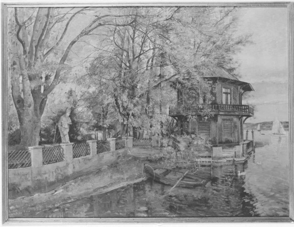 Parklandschaft im Herbst