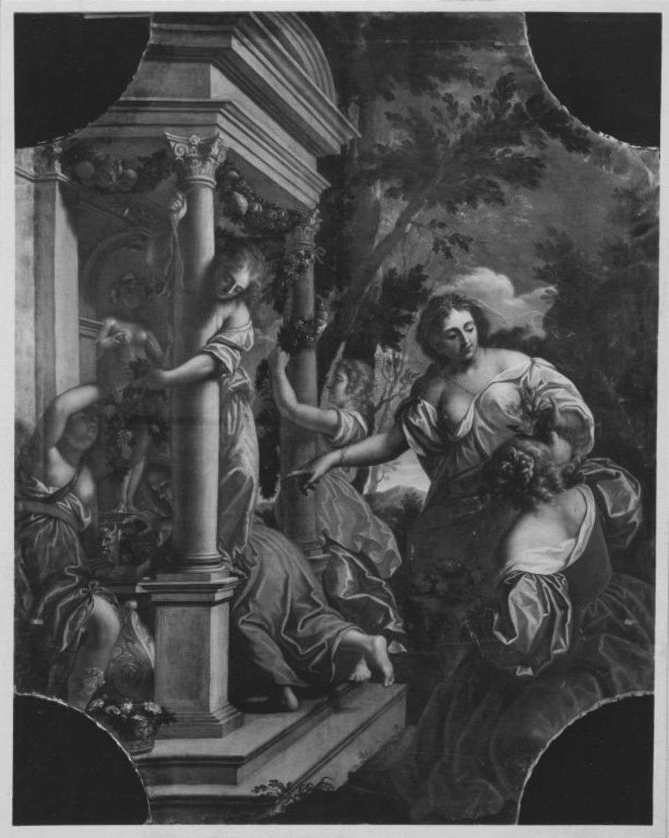 Jungfrauen schmücken einen Tempel