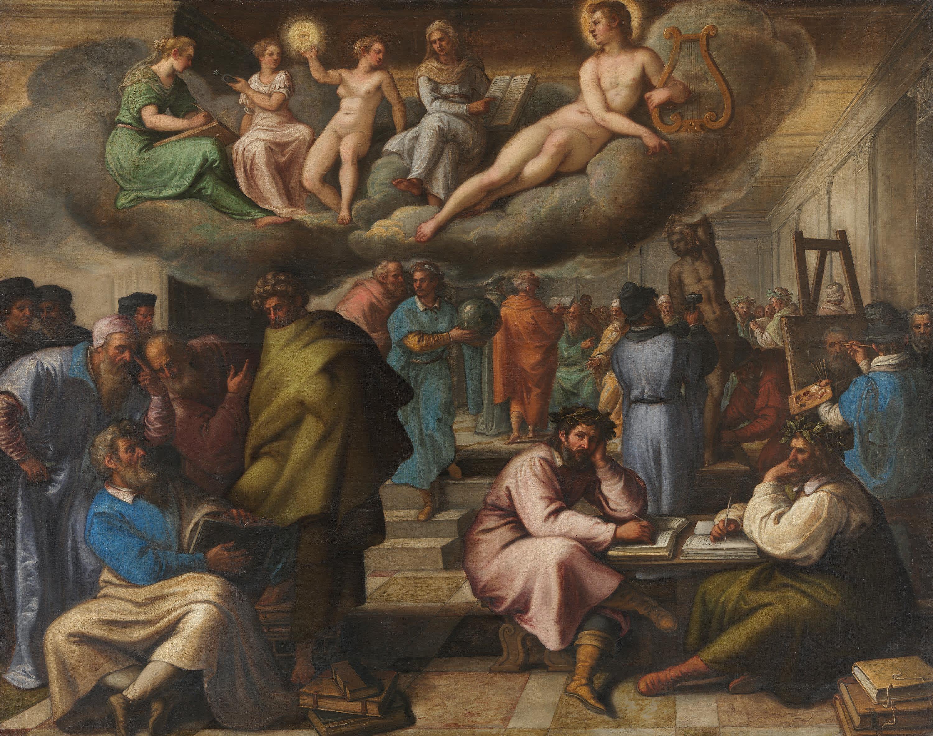 Allegorie auf Kunst und Wissenschaft