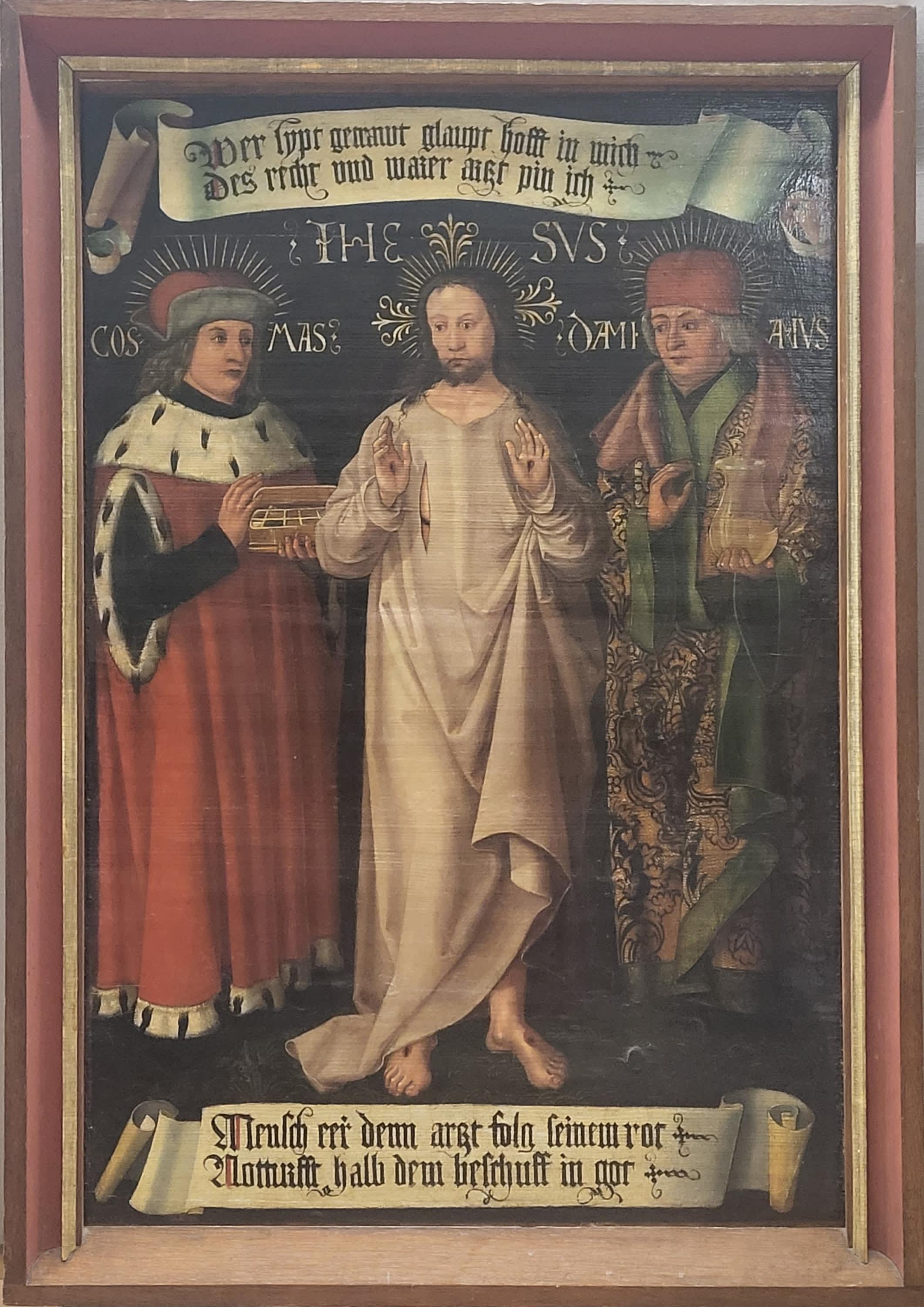 Christus, Cosmas und Damian