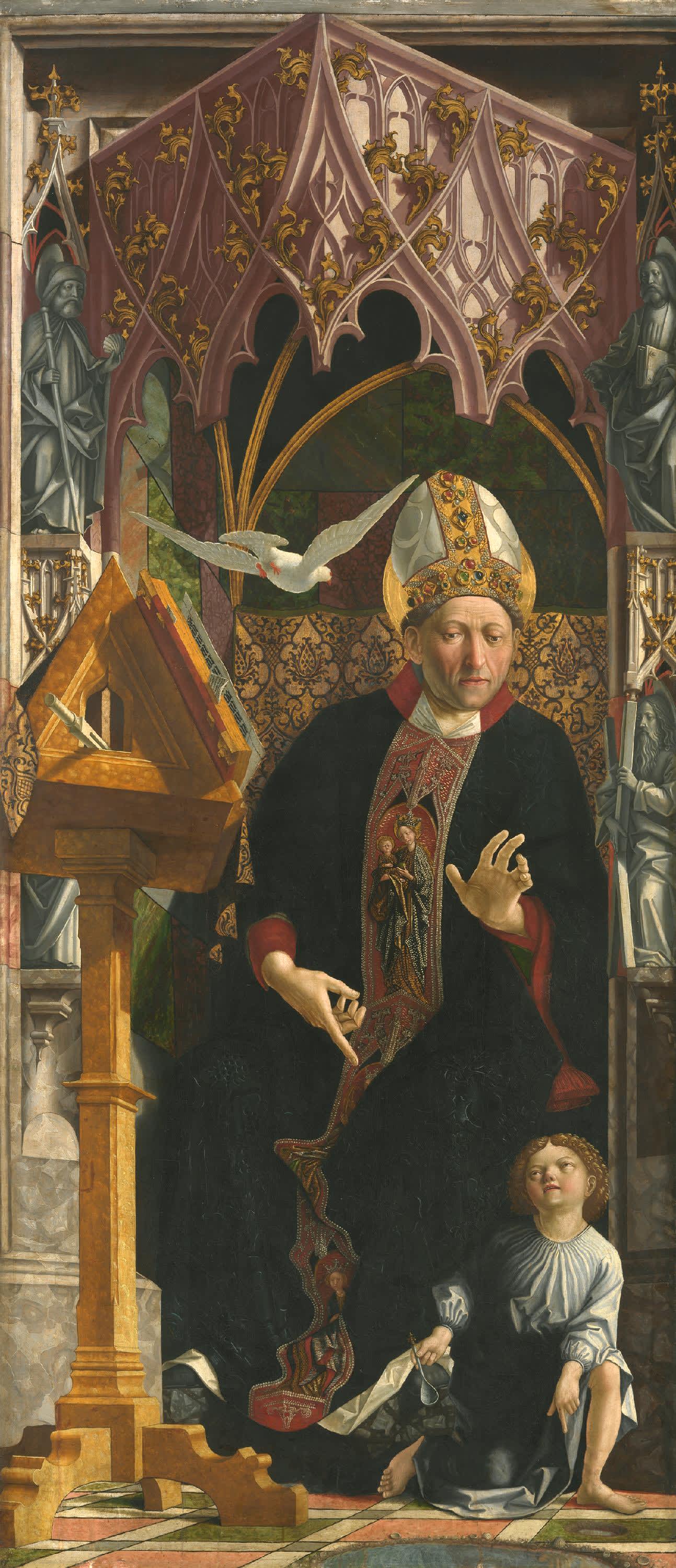 Kirchenväteraltar: Hl. Augustinus