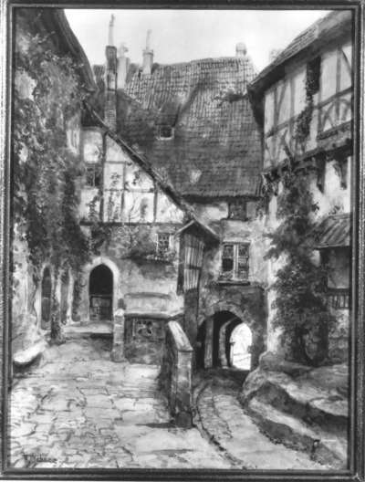 Alte Häuser in Rothenburg