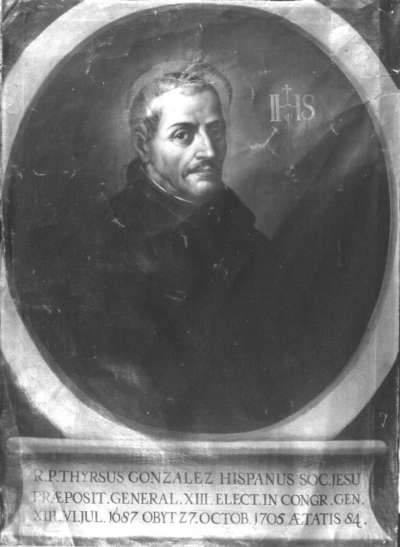 Spanischer Jesuit Thyrsus Gonzalez