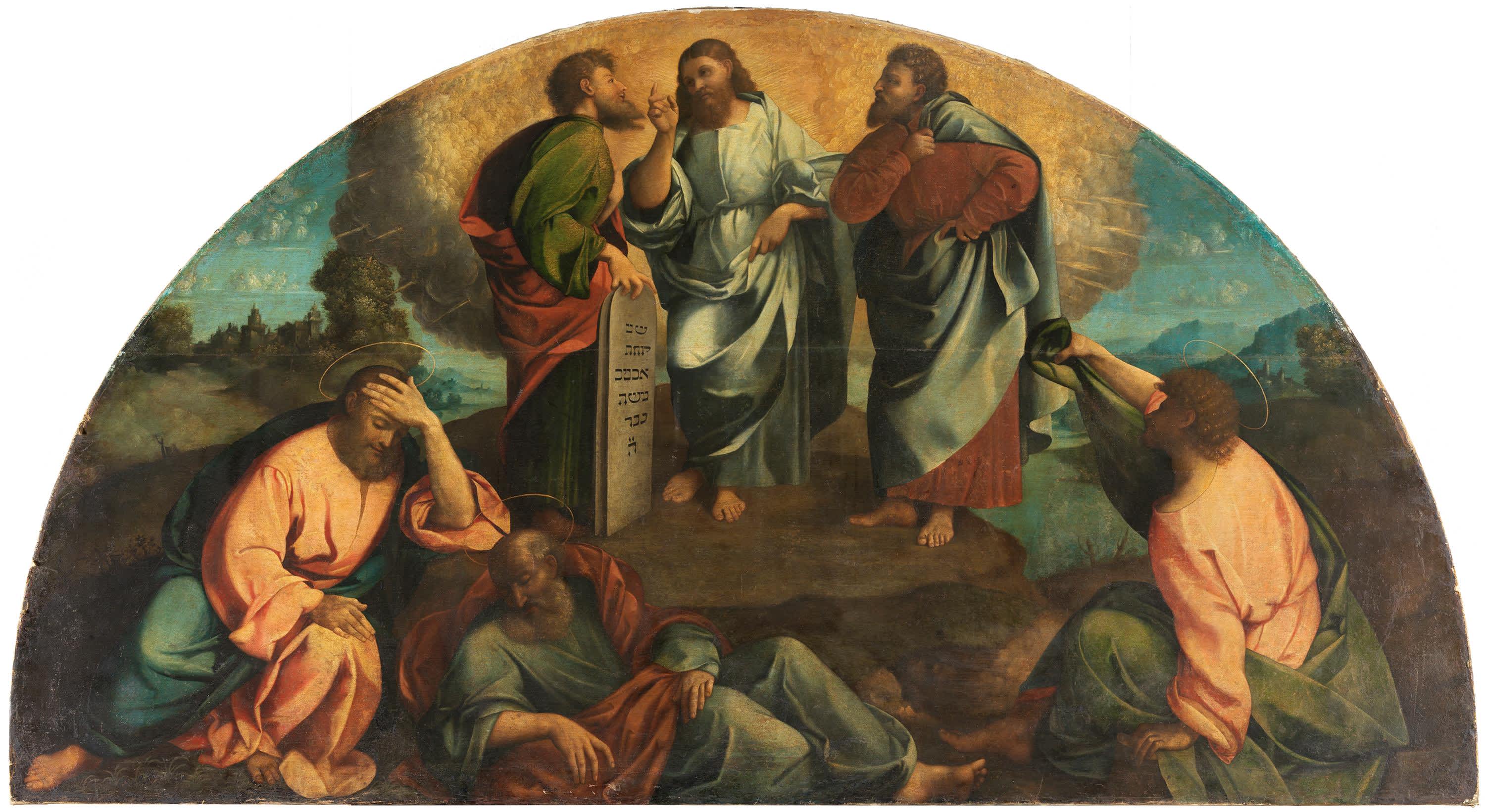 Verklärung Christi: Lünette